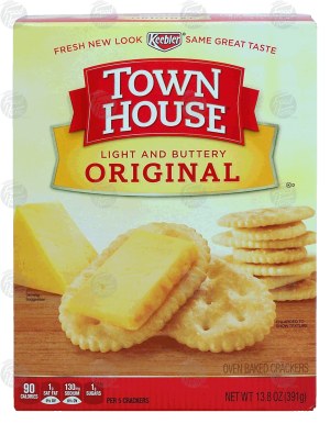Keebler Town House original, light and buttery oven baked crackers 13.8 ounce
