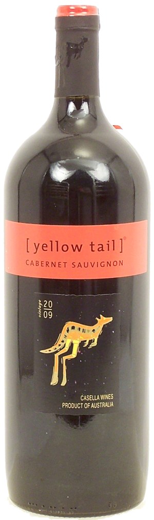 Yellow Tail cabernet sauvignon, south eastern australia, 13.5% alc./vol. 1.5