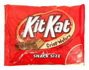 Kit Kat milk chocolate covered crisp wafers, snack size 10.78 ounce