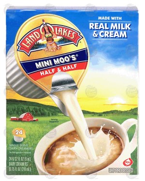 Land O Lakes(R) Mini Moos half & half, 24 single serve dairy creamers 24 count