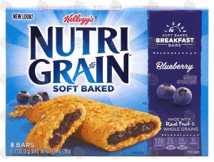 Kellogg's Nutri-Grain soft baked blueberry breakfast bars 8-count 10.4 ounce