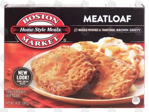 Boston Market Home Style Meals meatloaf with home-style mashed potatoes and gravy 14 ounce