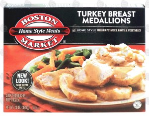 Boston Market Home Style Meals turkey breast medallions with home style mashed potatoes, gravy & vegetables 13 ounce