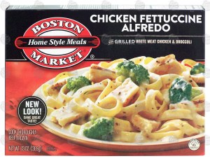 Boston Market Home Style Meals chicken fettuccine alfredo, with grilled white meat chicken & broccoli 13 ounce