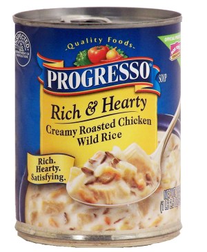 Progresso Rich & Hearty creamy roasted chicken wild rice soup 18.5 ounce