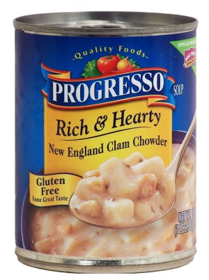 Progresso Rich & Hearty new england clam chowder ready to serve soup 18.5 ounce