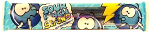Sour Punch blue raspberry edible straws 2 ounce
