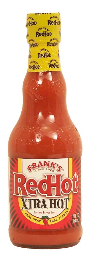 Frank's Red Hot Xtra Hot cayenne pepper sauce 12 fluid ounce