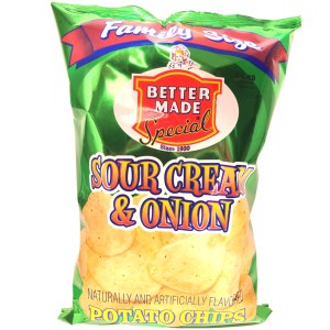 Better Made Family Size sour cream & onion flavored potato chips 8.5 ounce