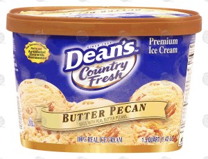 Dean's Country Fresh butter pecan ice cream 1.5 quart