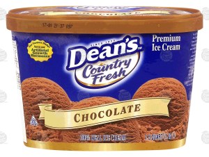 Dean's Country Fresh chocolate flavored ice cream 1.5 quart