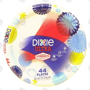 Dixie Ultra paper plates, microwavable, 6 7/8-in. 44 count