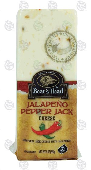 Boar's Head jalapeno pepper jack cheese block 8 ounce