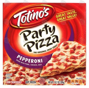 Totino's Party Pizza pepperoni pizza, crisp crust 10.2 ounce