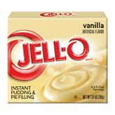 Jell-o Pudding & Pie Filling Instant Vanilla 3.4 ounce