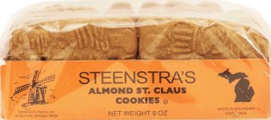 Steenstra's almond st. claus windmill cookies made in 11 ounce