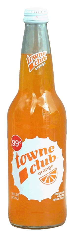 towne club orange soda with other natural flavors 16 fluid ounce