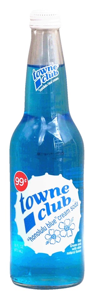 towne club honolulu blue cream soda with other natural flavors 16 fluid ounce