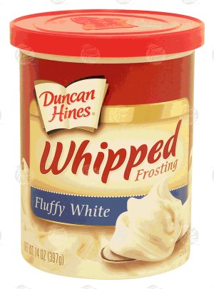 Duncan Hines Whipped fluffy white frosting 14 ounce