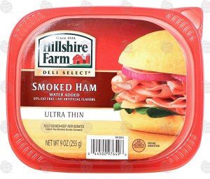 Hillshire Farm Deli Select smoked ham, ultra thin 9 ounce