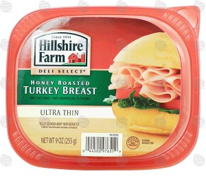 Hillshire Farm Deli Select honey roasted turkey breast, ultra thin 9 ounce