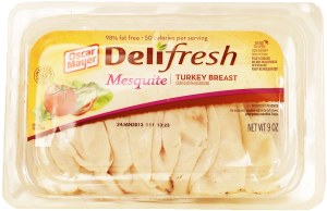 Oscar Mayer Deli fresh mesquite smoked turkey breast, bold 9 ounce