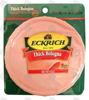 Eckrich thick bologna 14 ounce
