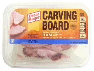 Oscar Mayer Carving Board slow cooked ham browned with caramel color 7.5 ounce