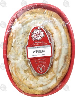 Racine Danish Kringles apple cinnamon danish 14 ounce