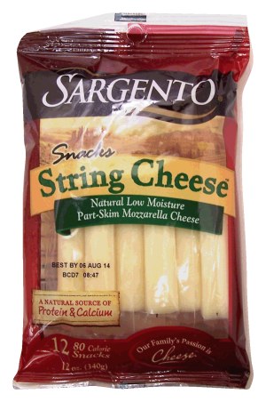 Sargento(R) Snacks String Cheese Mozzarella 12 Ct 12 ounce
