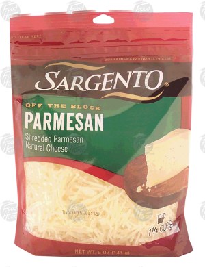 Sargento(R) Off the Block parmesan shredded natural cheese 5 ounce