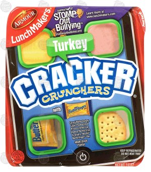 Armour Lunch Makers cracker crunchers, turkey 2.6 ounce