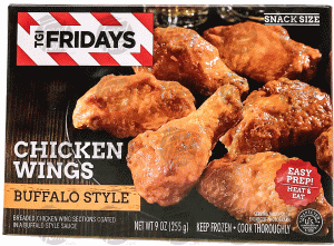 T.G.I. Friday's chicken wings, buffalo style, snack size 9 ounce