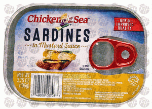Chicken Of The Sea sardines in mustard sauce 3.75 ounce