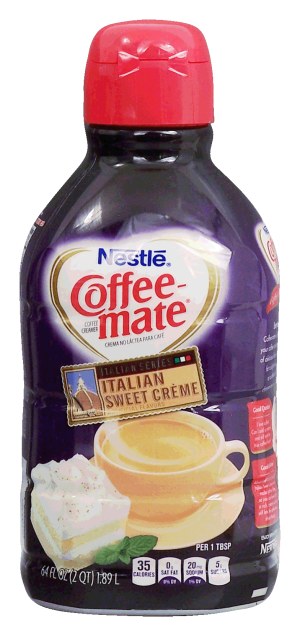 Nestle Coffee-mate italian sweet creme liquid coffee creamer 64 fluid ounce