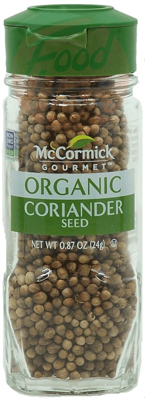 McCormick Gourmet Coriander Seed, organic 0.87 ounce