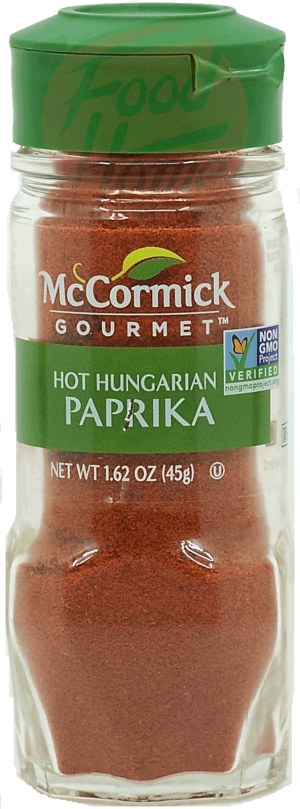 McCormick Gourmet paprika, hot hungarian 1.62 ounce