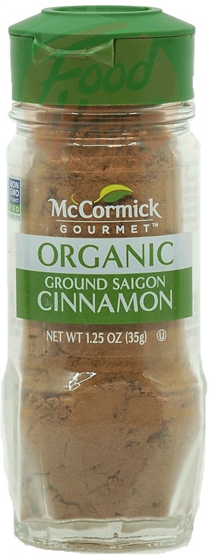 McCormick Gourmet cinnamon, ground saigon, organic 1.25 ounce