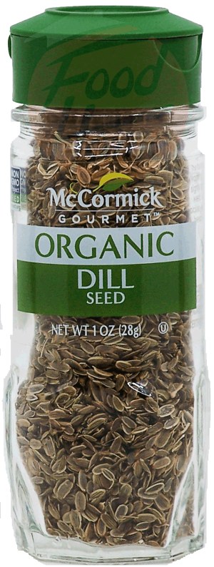 McCormick Gourmet dill seed, organic 1 ounce