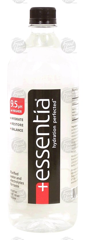 Essentia purified water and electrolytes for taste 1 quart
