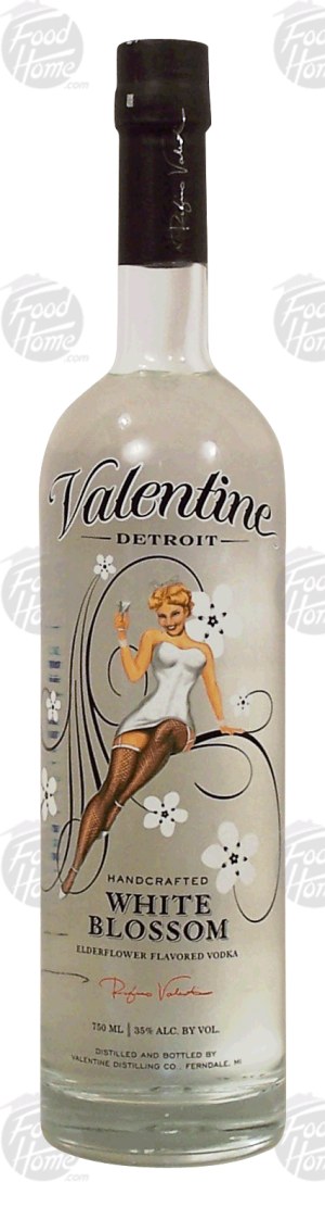 Valentine white blossom Ferndale elderflower flavored vodka, 35% alc. by vol. 750 milliliter