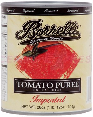 Borrelli Gourmet Foods all natural plum tomatoes, gluten free 28 ounce