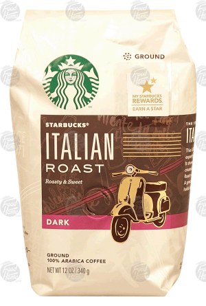 Starbucks Italian Roast roasty & sweet, dark roast ground coffee, 100% arabica coffee 12 ounce