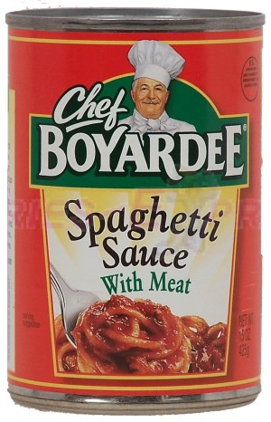 Chef Boyardee spaghetti sauce with meat 15 ounce