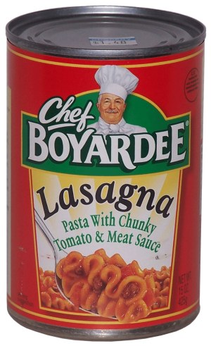 Chef Boyardee lasagna pasta with chunky tomato & meat sauce 15 ounce