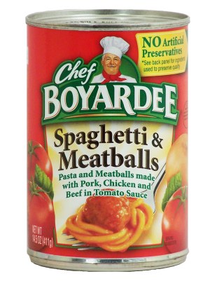 Chef Boyardee Spaghetti & Meatballs In Tomato Sauce 14.5 ounce