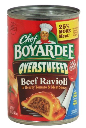 Chef Boyardee Overstuffed Ravioli Beef In Hearty Tomato & Meat Sauce 15 ounce