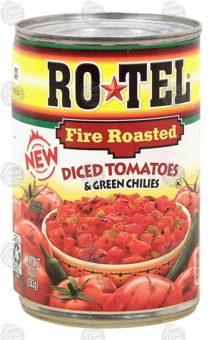 Ro*tel Fire Roasted diced tomatoes & green chilies 10 ounce