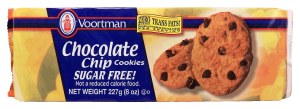 Voortman sugar free chocolate chip cookies 8 ounce