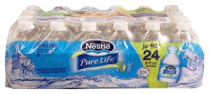 Nestle Pure Life juniors; purified water, 24-8 fl oz bottles 24 count